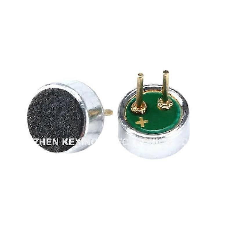 4.5 x 2.2mm Microphone Capacitive Electret Pickup Mic 52DB 20Pcs Lot High Performance Electronic Components