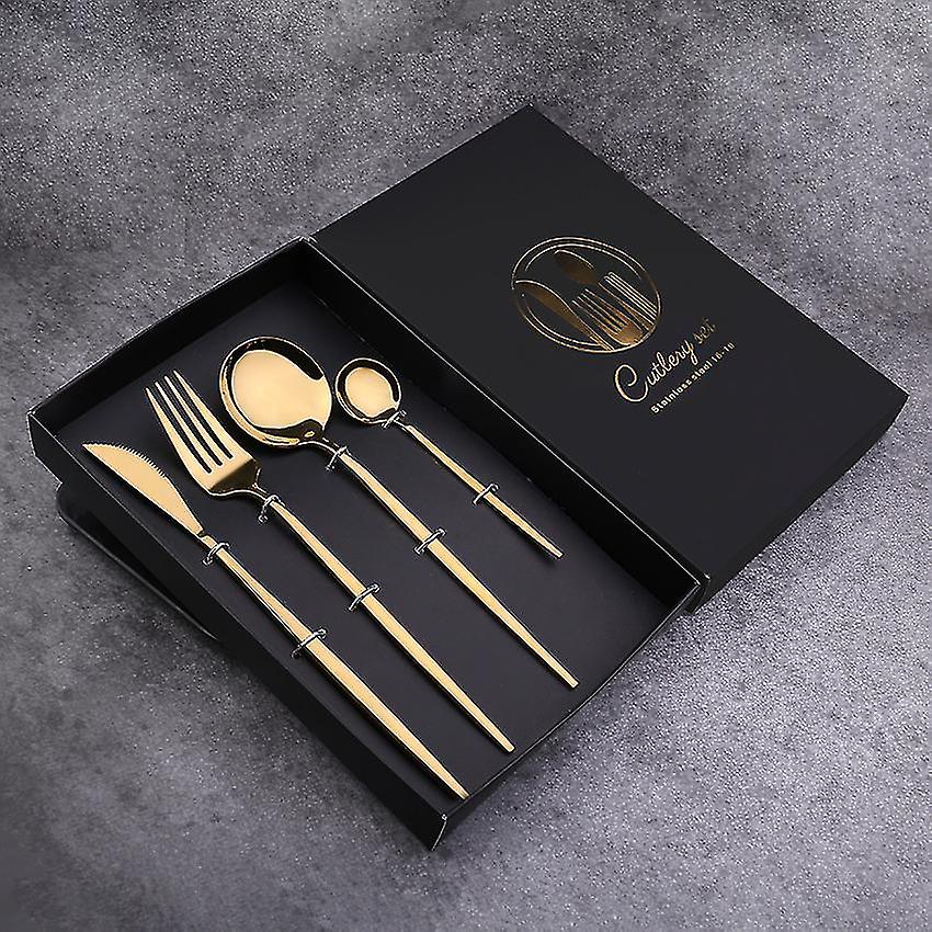 Kitchen Tableware Chopsticks Western Steak Cutlery Set (b)