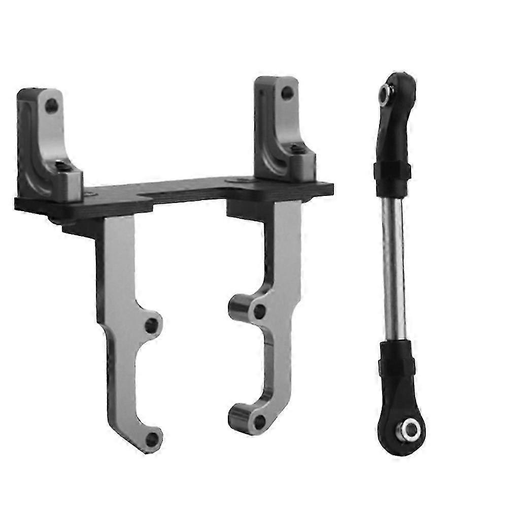 Metal AR44 Axle Servo Mount Stand with Steering Link Rod for Axial SCX10 II 90046 1/10 RC Crawler U