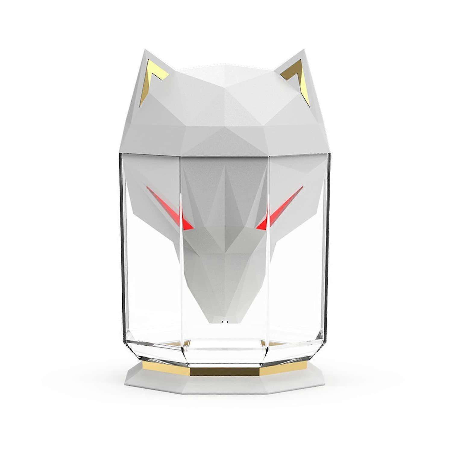 Wolf Shaped Humidifier, Cold Mist Diffuser, 650ml Ultrasonic Atomizing Usb Desktop Air Purifier