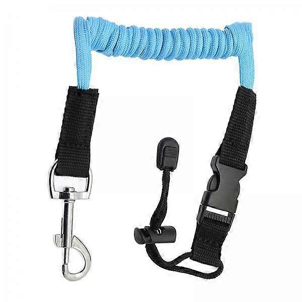 5x Coiled Lanyard Tie Down Leash Extendable Strap for Fishing Pole Kayak Boat
