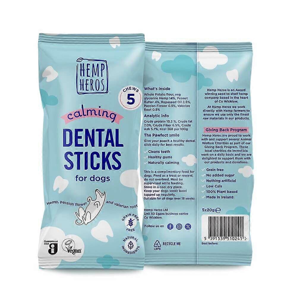 Hemp Heros Calming dental sticks 100g 5 sticks