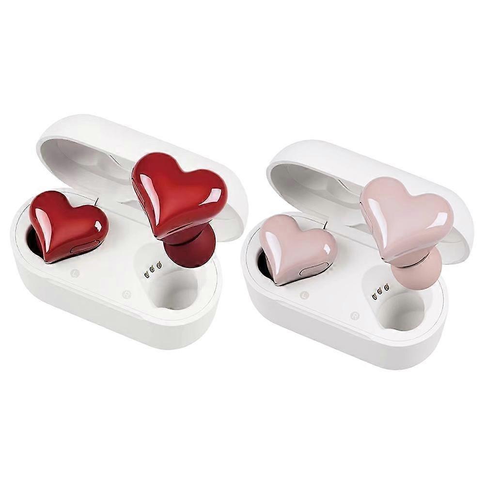 Heart Shaped Bluetooth Headphones Wireless Lightweight Comfortable with High Quality Sound for iPhone Android Smart Devices
