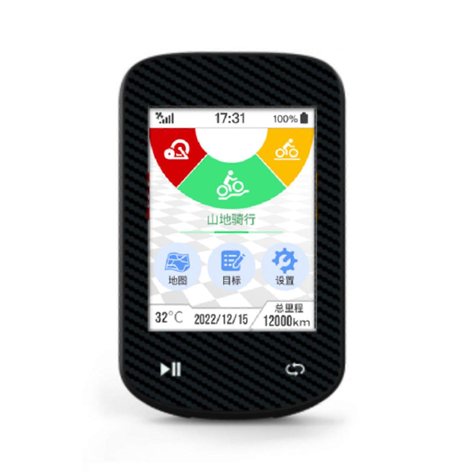 GPS Bike Computer Wireless Waterproof GLONASS ANT+ Sensor and BT Compatible Offline Maps Gyroscope 24-Hour Battery Life 2.4-inch APP Touchscreen Bicy