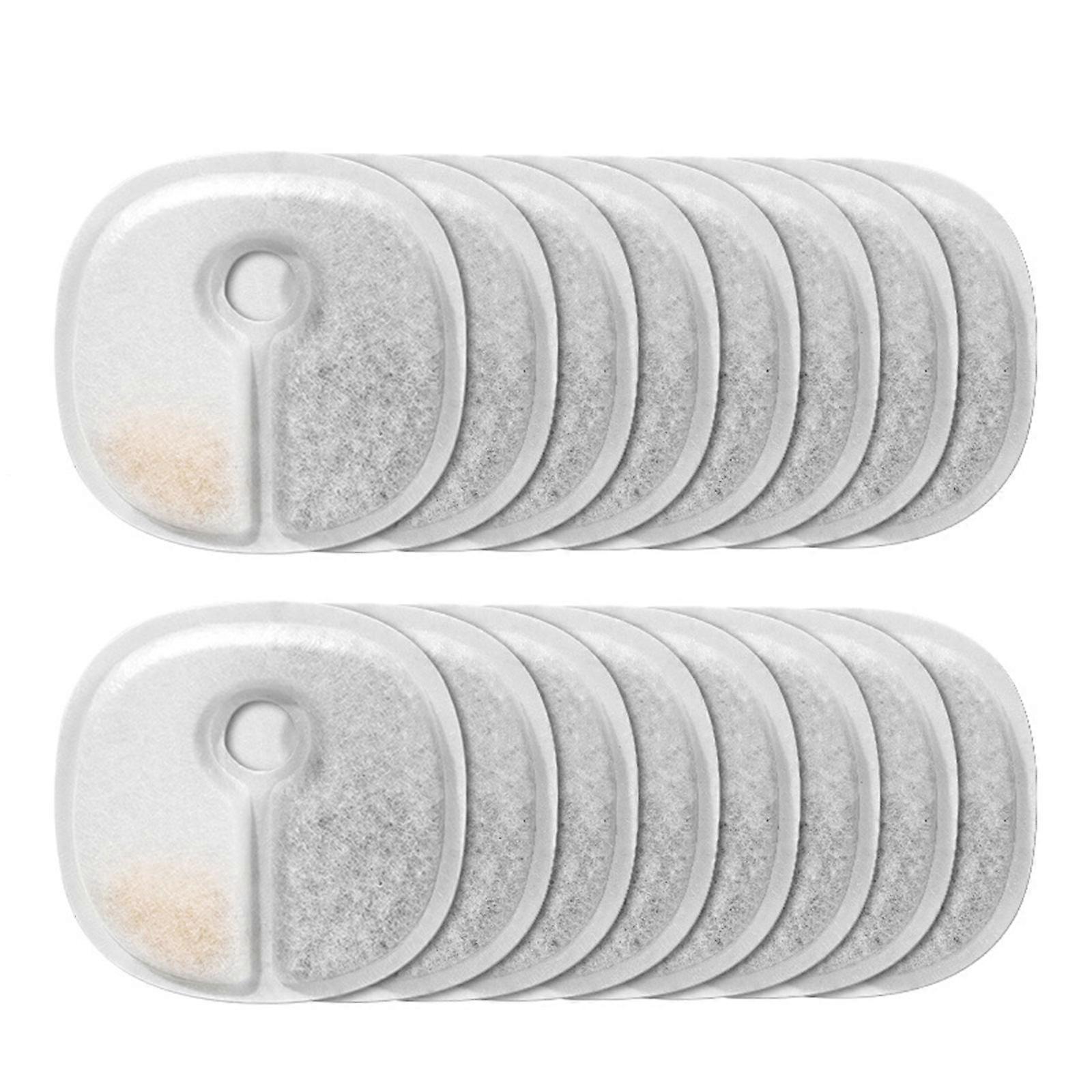 Cats Drinking Fountain Filter Set with Active Carbon Efficient Odor Eliminations Filtration System Filter Set
