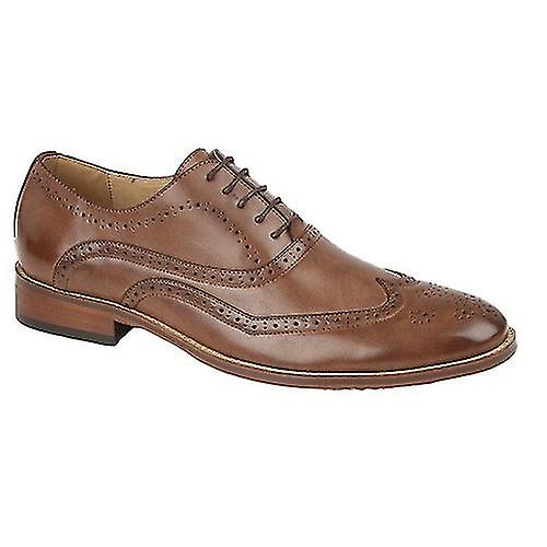 Goor Childrens Boys Brogued Wing Tip Smart Shoe