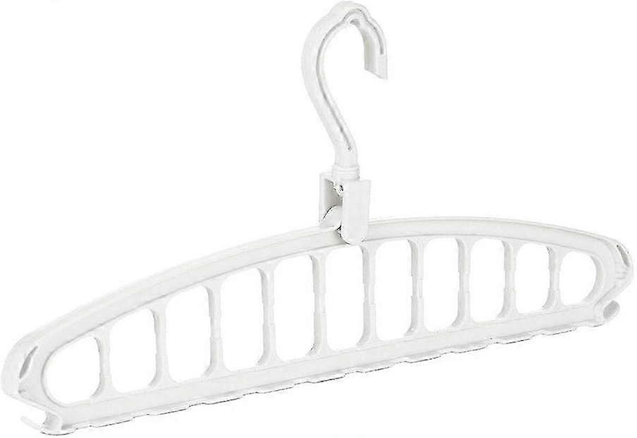 Multi-Hole Clothes Scarf Hanger Drying Rack Hook Organizer for Wardrobe and Storage Solutions