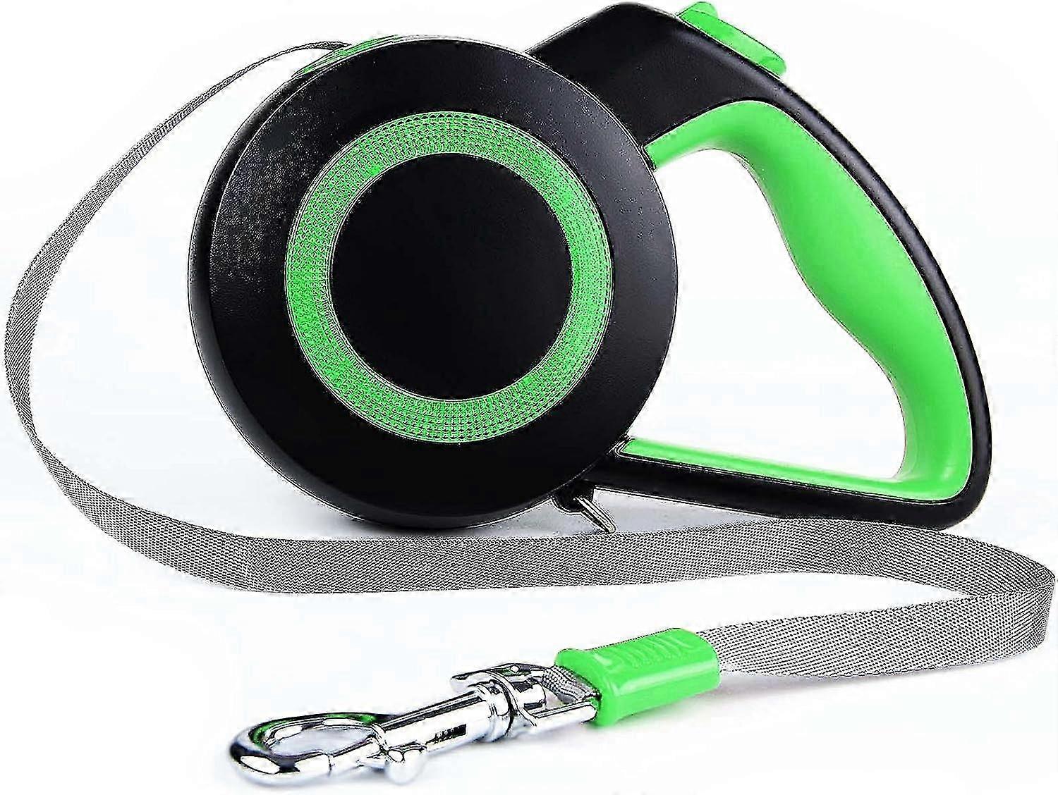 Retractable Dog Leash with Reflective Stitching - 5M Nylon Tape