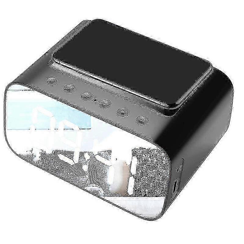 Sveglia digitale con caricatore USB, altoparlante Bluetooth, display a LED PXCL