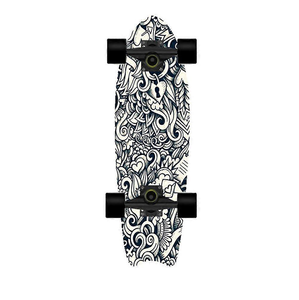 Skateboard 28 x 8 inches, suitable for beginners, adults, teens, 8tier maple deck, ABEC7 bearings