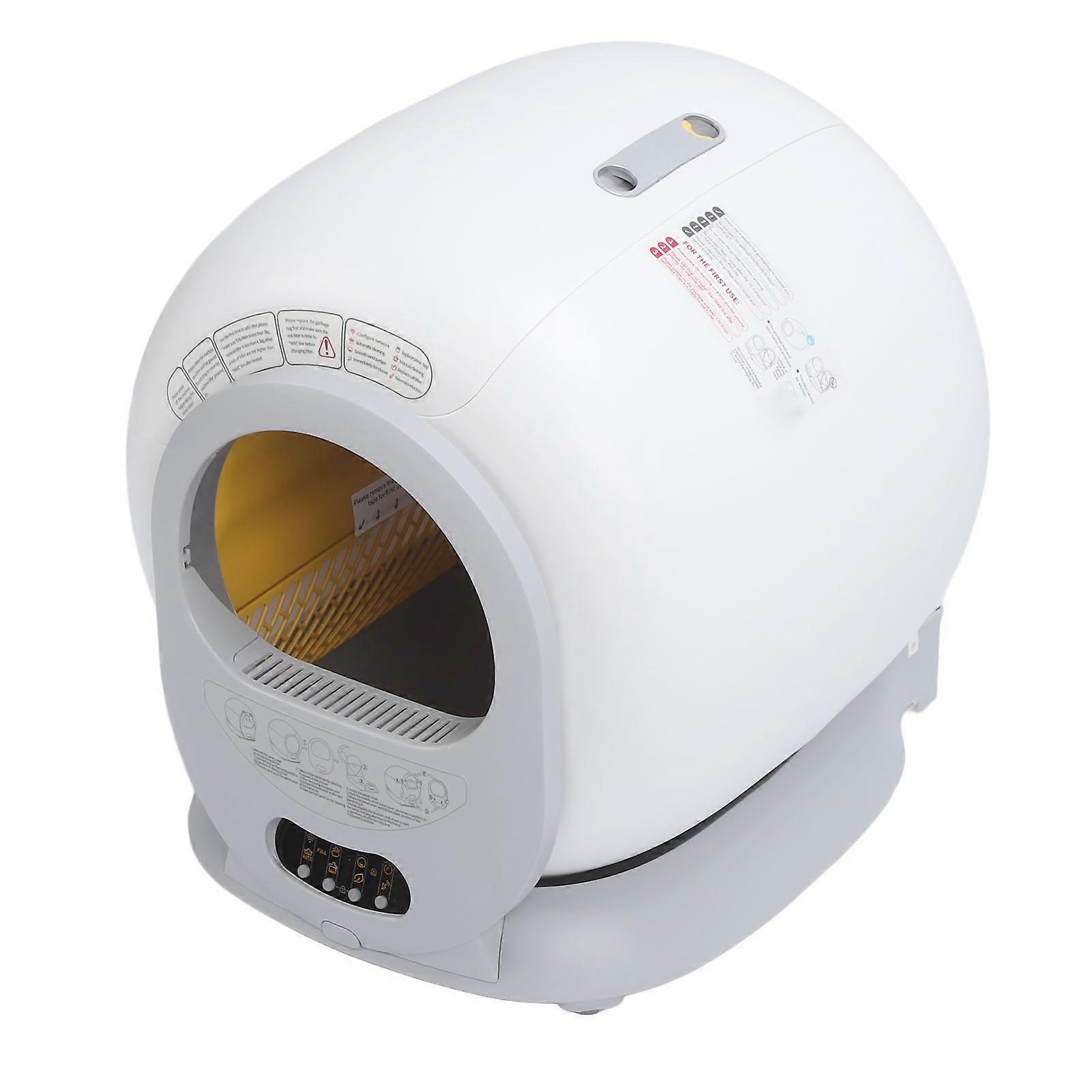 Automatic Cat Litter Box Self Cleaning Large Capacity Silent Smart Cat Toilet Box with APP Control