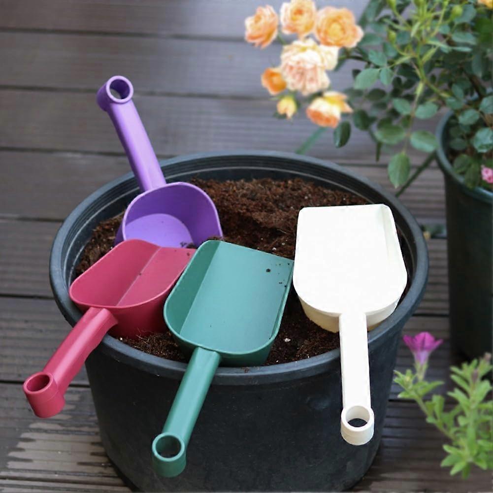 Garden Shovel, Durable Plastic Tool for Digging and Planting Tasks, Size S, Green Color