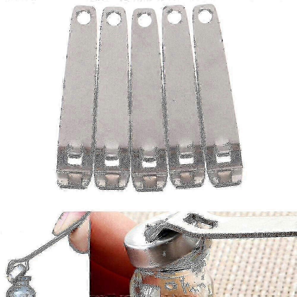 経口液体バイアルおよびアンプル用の5pcs多機能ステンレス鋼オープナー、さまざまなブランドと互換性があります