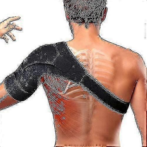 Magnetic Shoulder Brace: Adjustable Compression Support for AC Joint Dislocation, Labrum Tear & Arthritic Pain