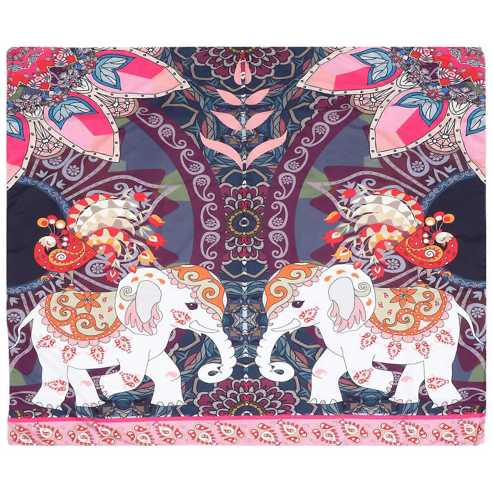Hanging Blanket Home Decorative Wall Pendant Multi Colored 150x130cm Simple and Comfortable Style Atmosphere Enhancement 1Pack