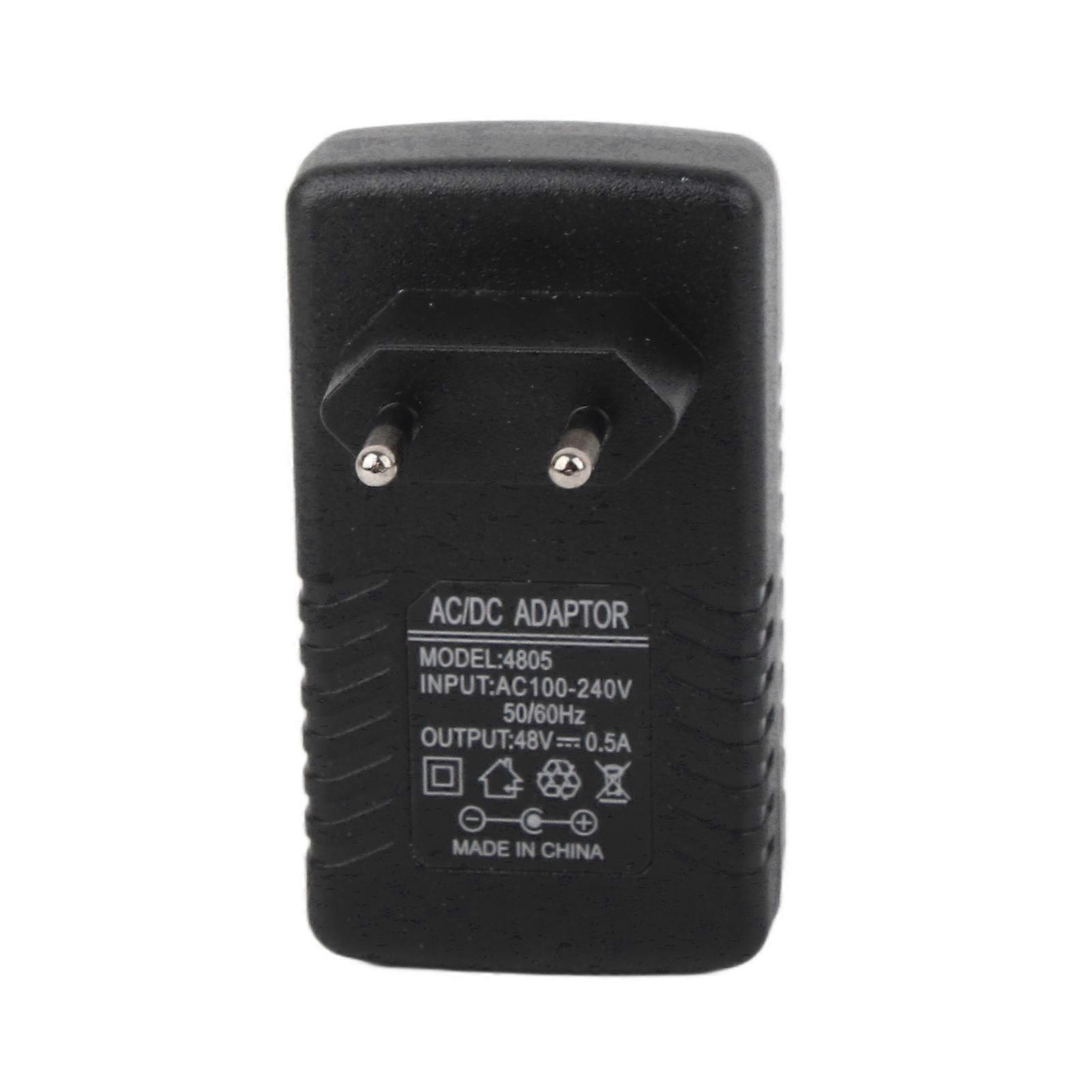 48V 0.5A POE Injector Wall Mount Ethernet Adapter for IP Phone/Camera