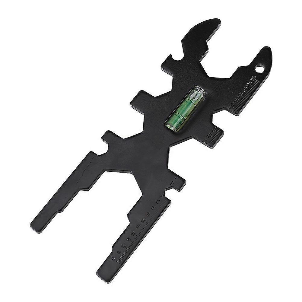 Multi-function Spanner: Bathroom Shower Faucet Hose Nut Valve Wrench with Bubble Level
