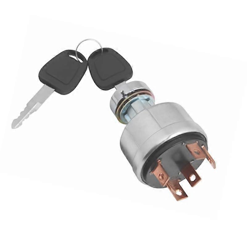 Ignition Switch Key Replacement - Compatible Start Switch for DOOSAN DH55 Excavator Accessories
