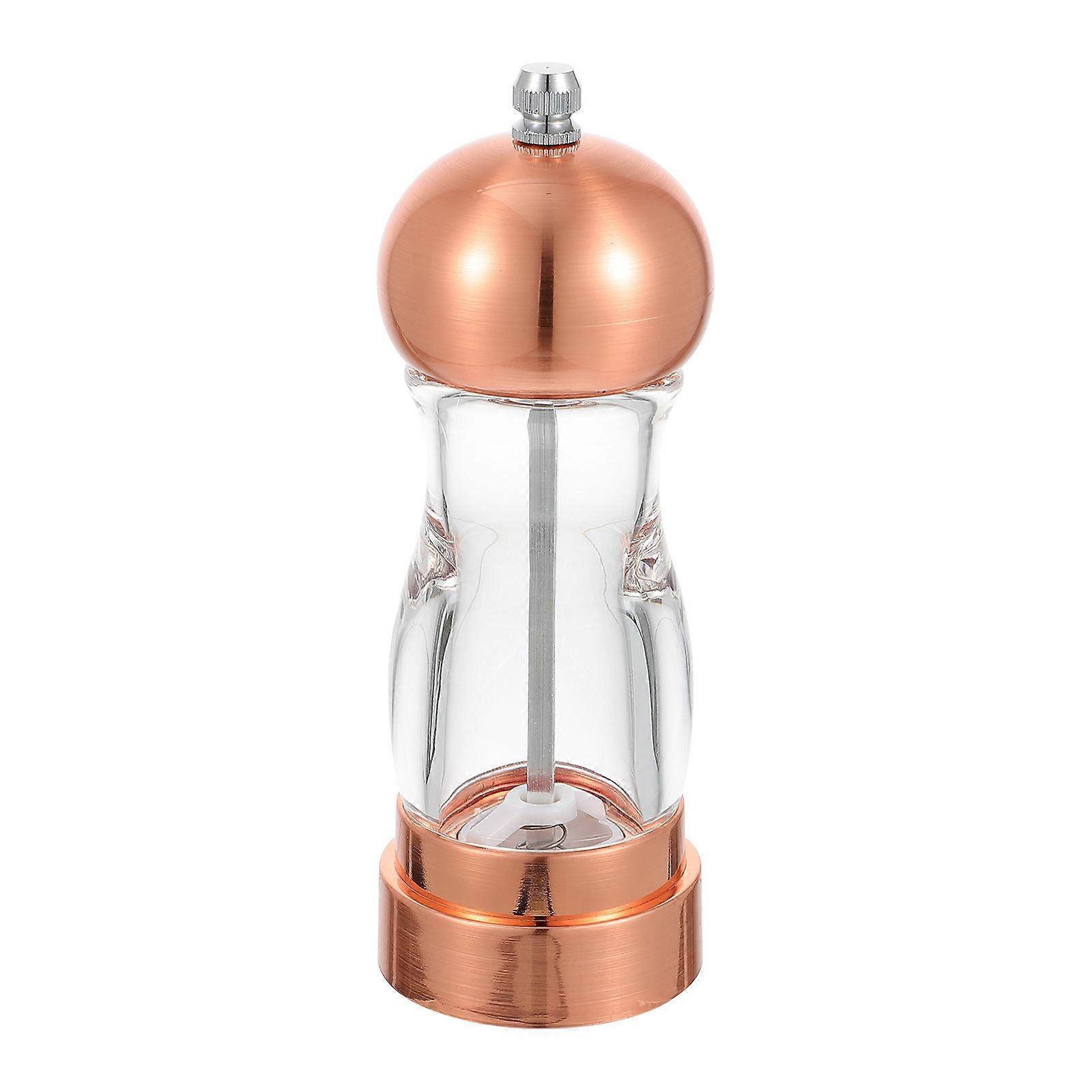 Acrylic Pepper Grinder with Grinding Core Multi Purpose Manual Kitchen Tool for Fresh Spices, Easy to Use