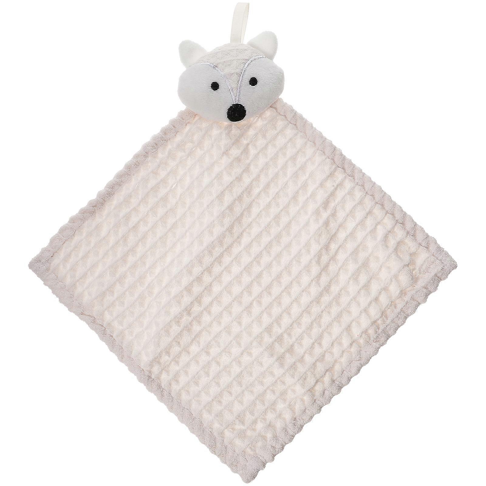 Small Hand Towel for Bathroom Polyester Square Shape Water Absorbing 25x25x2cm Quick Drying 1Pcs