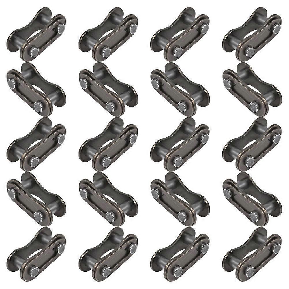 Bicycle Chain Link Connector Single Speed For Various Terrains Cyclists Black 2.00X1.00X1.00CM Quick Joint Coupling 20Pcs