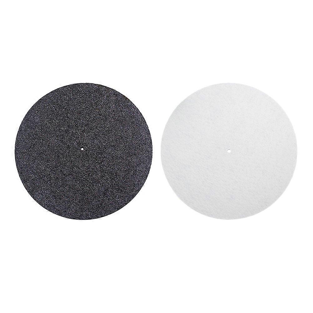 Vinyl Record Pad Disc Protective Mat Phonograph Records Simple Wool 30x30cm 2Pcs