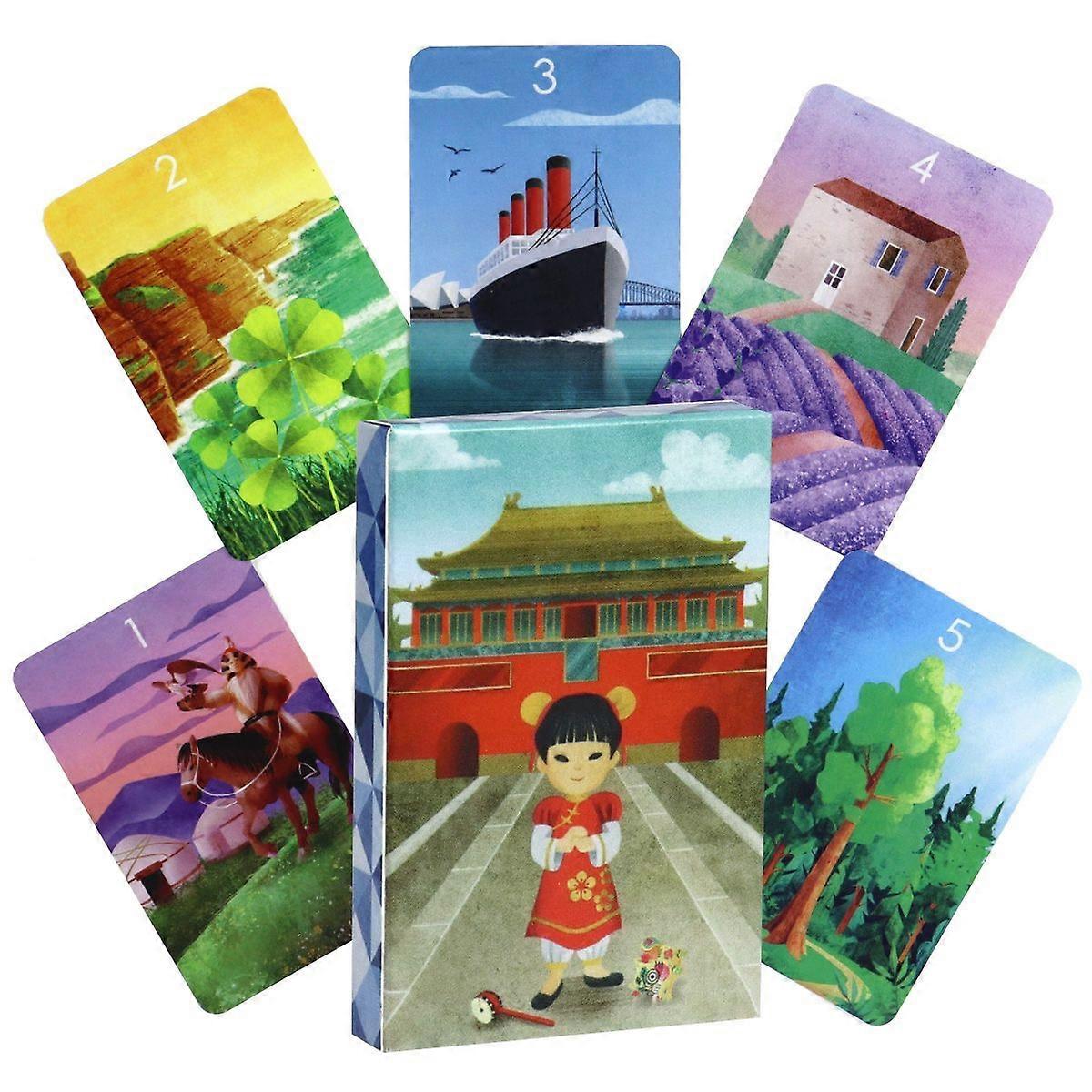 Lenormand Oracle Cards Deck Divination Reading Future Tell Gift