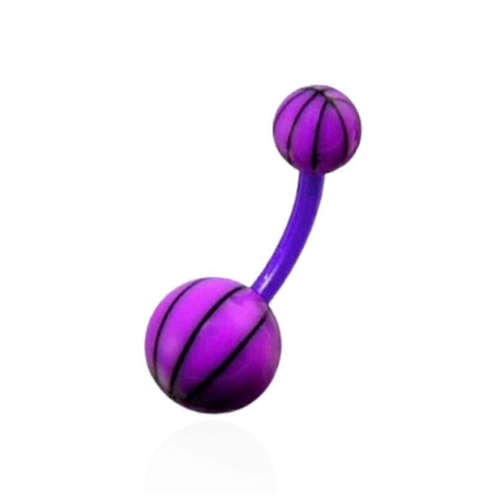 Uv Belly Banana With Basketball Uv Balls (pack Of 10)