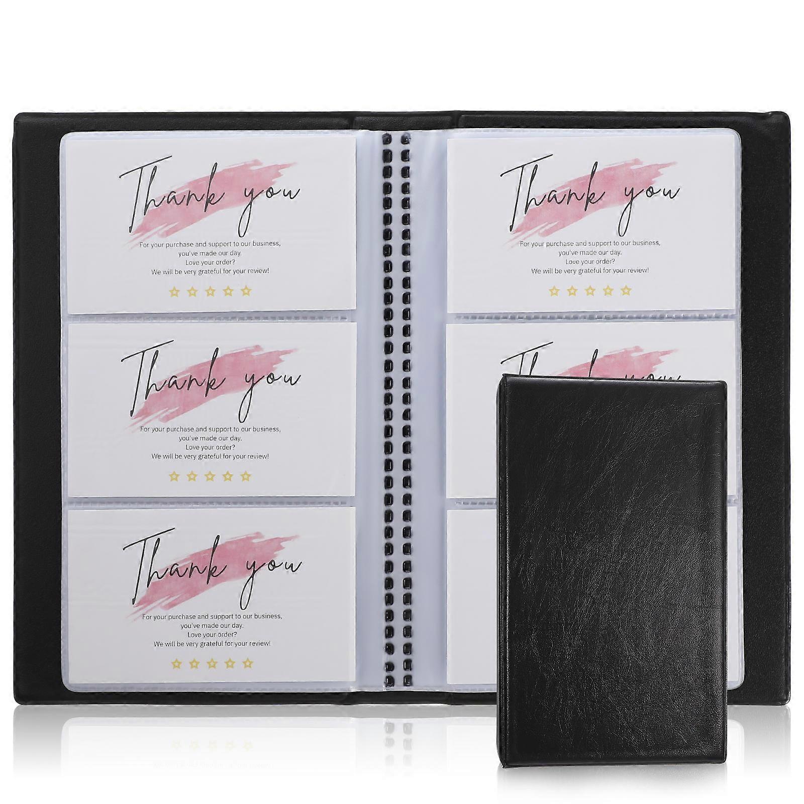 Business Card Holder Book with Card Pockets – Protective and Stylish for Professionals at Meetings and Trade Shows