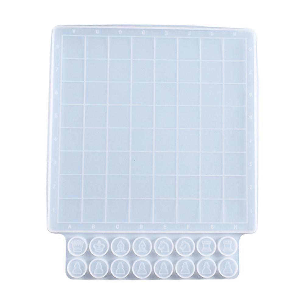 Premium Silicone Resin Chess Molds for Unique Board Games – Easy Demold, Perfect for Christmas, Holidays, and Family Crafting Fun