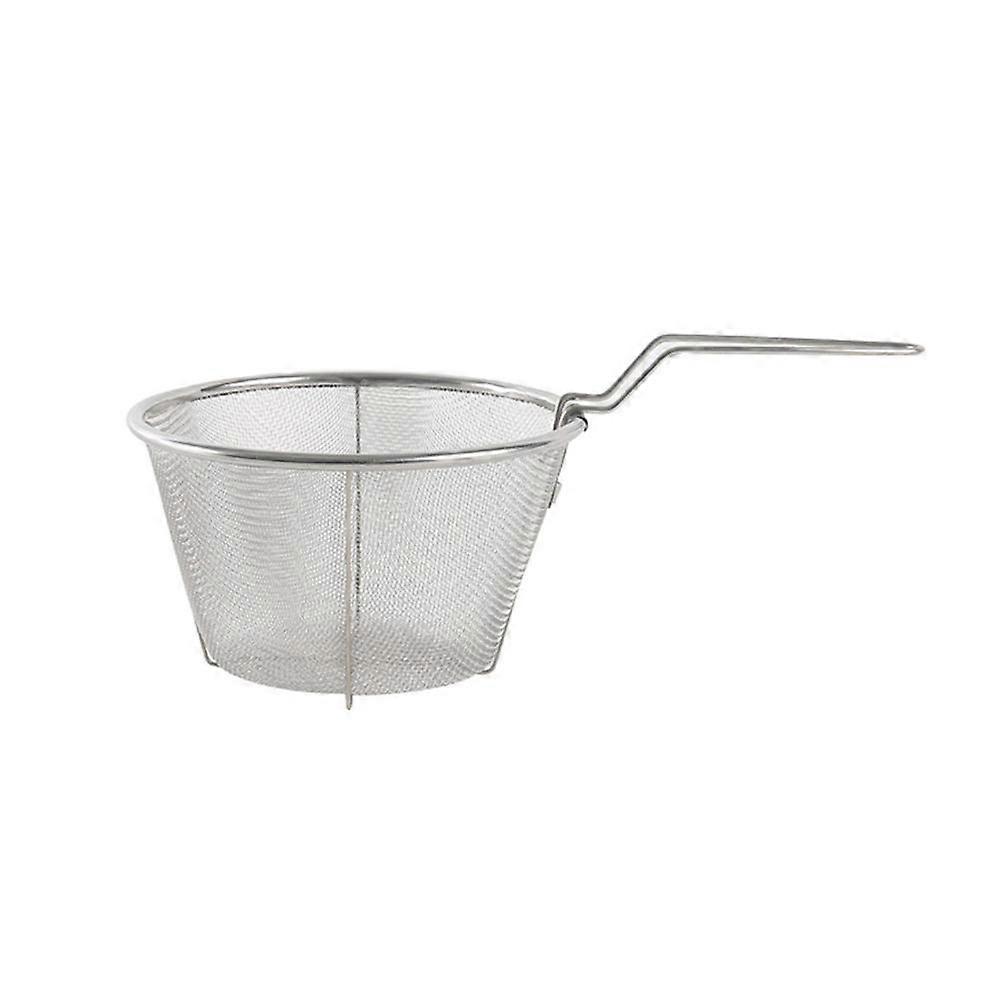 Chip Frying Basket Metal Frying Mesh Container for Deep Frying 25.00X15.00X8.50CM Easy to Store 1Set