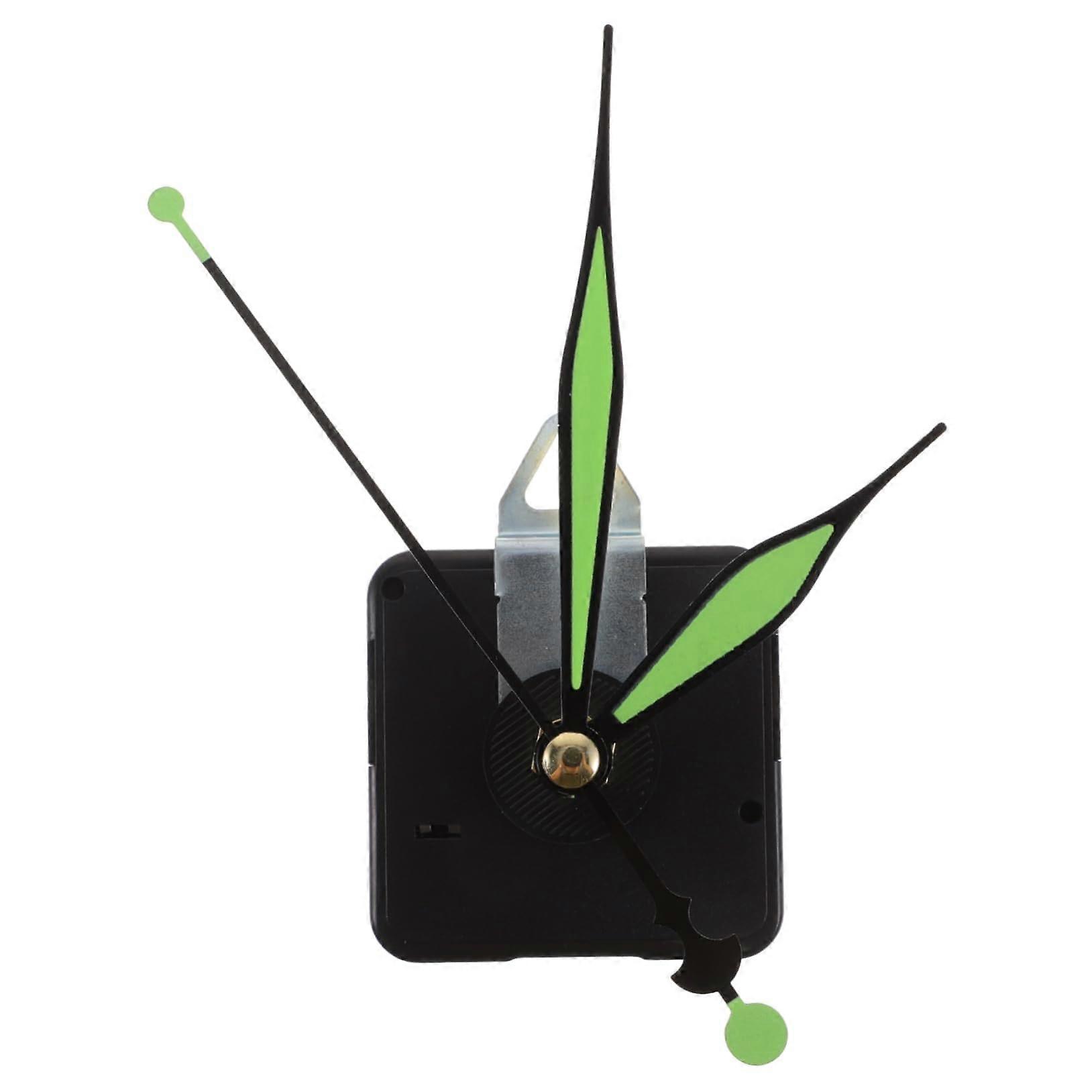Battery Clock Motor Replacement Kit - Quartz Clock Movements, Fluorescent Hands, Plastic Components, Battery Operated