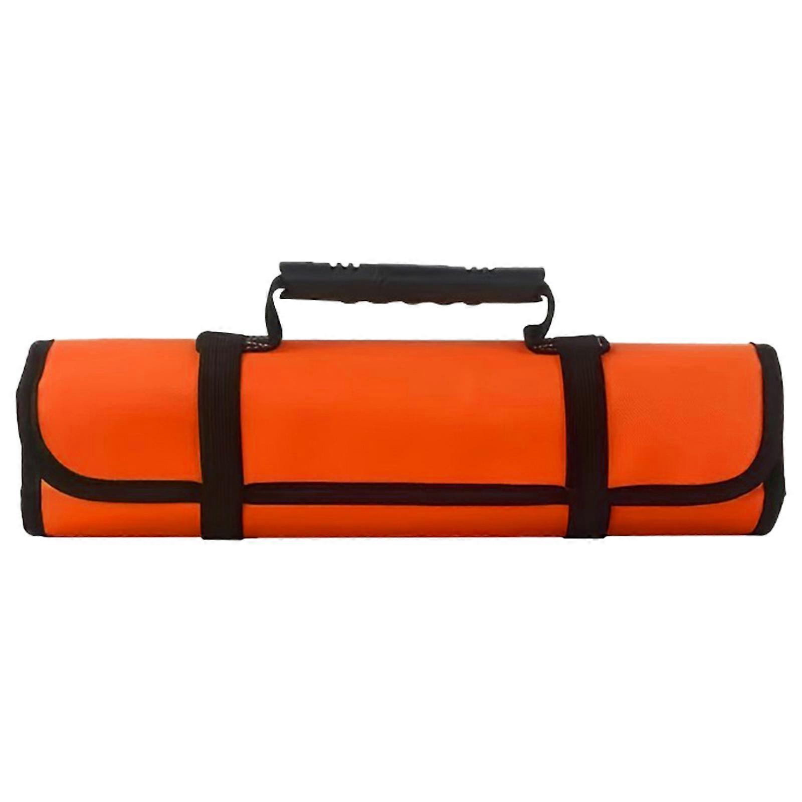 Water Resistant Utility Roll Organizers With Multiple Pockets & Secure Buckles Closure, For Secure And Dry Tool Storage  Yellow