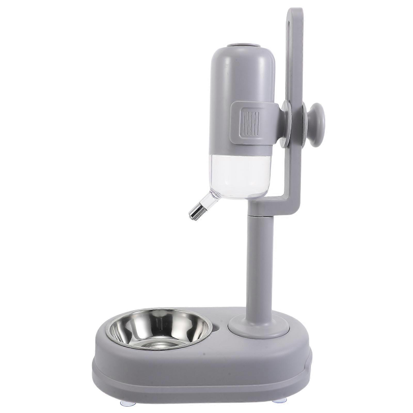 Automatic Pet Water Bowl and Food Dispenser with Adjustable Height, Easy to Clean, Durable and Cats