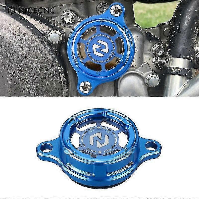 Engine Oil Filter Cover Cap For Yamaha WR250F WR450F YZ250FX YZ450FX 2016-2023 YZ250F 2014-2023 YZ450F 2010-2022 Aluminum Alloy
