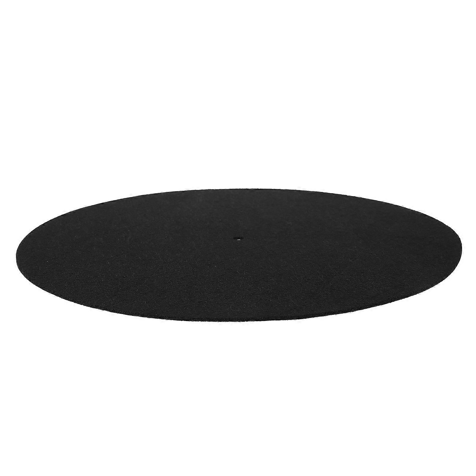 Static Turntable Mat Wool Platter Slipmat for Vinyl Records to Enhance Sound Quality and Protect Against Static Interference