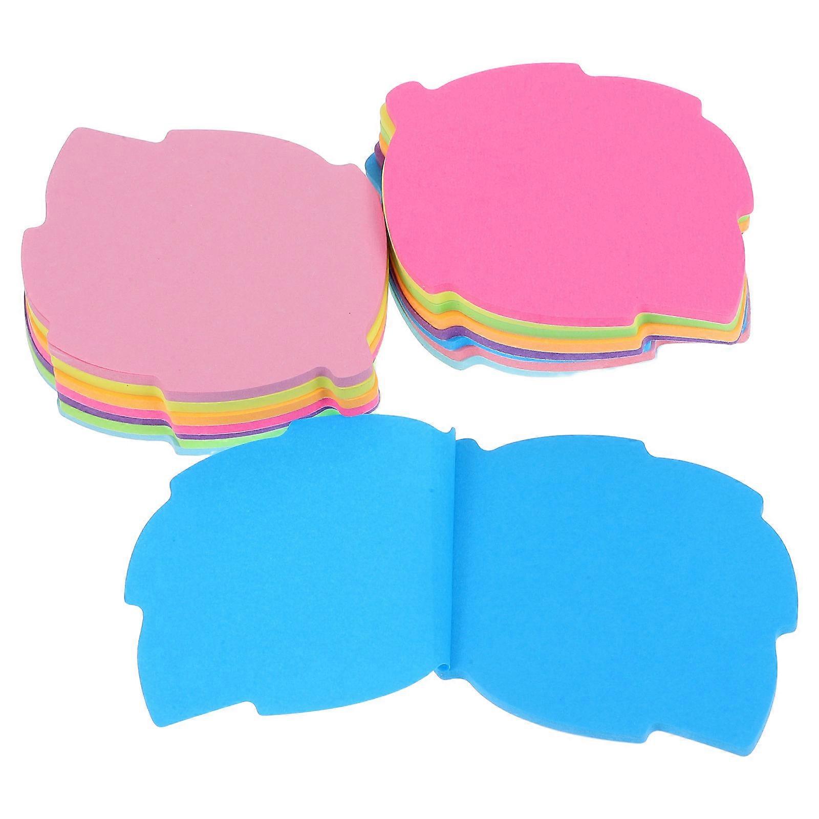 16pcs Colorful Leaf Shaped Self Stick Memo Notes Adhesive Notepad Page Markers for Home Office School Meetings Reliable Adhesion