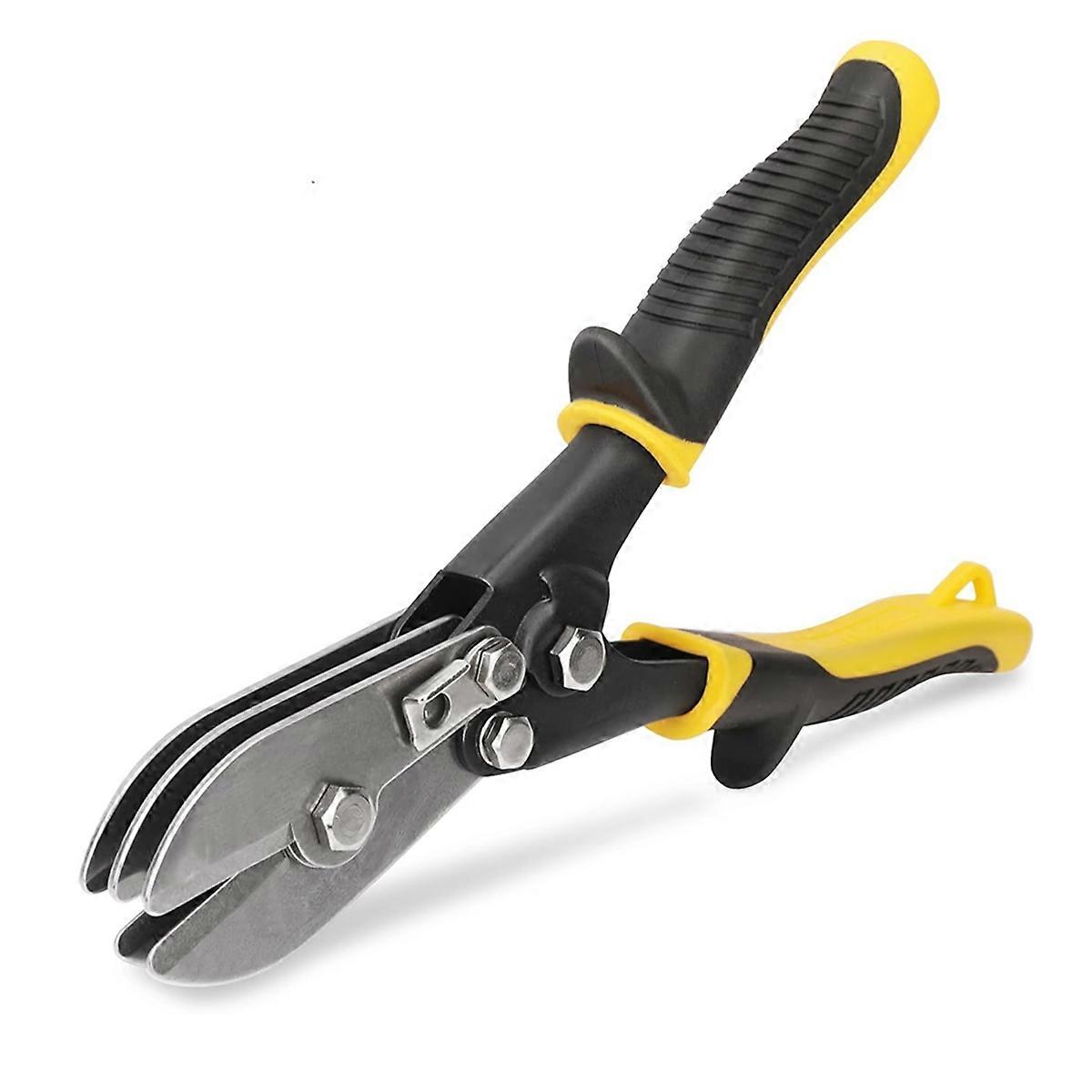 5 Blade Sheet Metal Crimper, Hand Crimper for Ductwork, Downspout & Stove Pipe 9-1/2 Inch Duty Shee