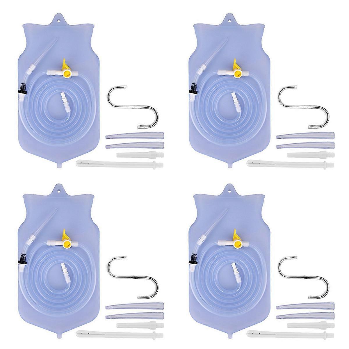 2000 Ml Constipation Flush For Cleansing Silicone Hose Enema