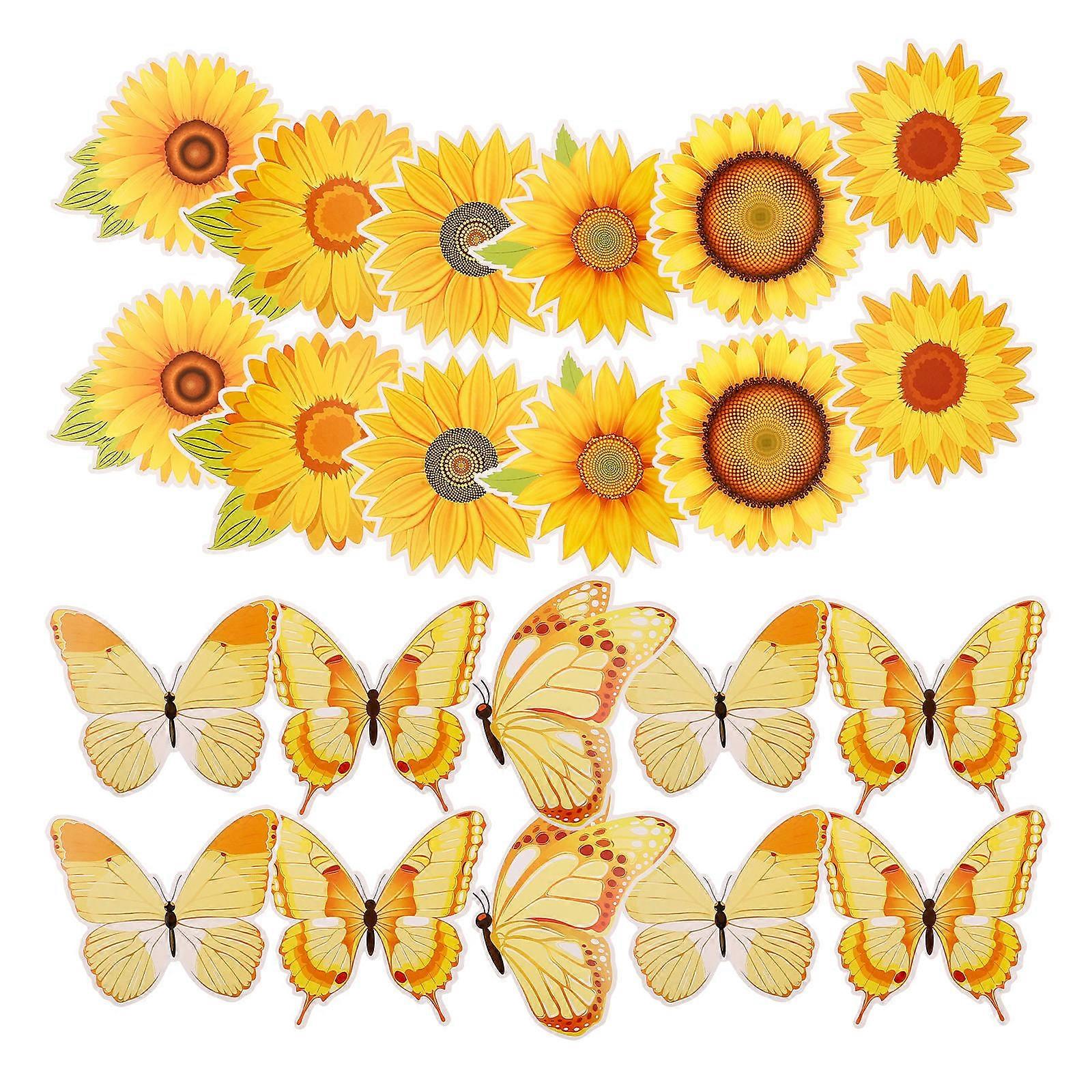 a refined and professional product description based on the title you provided:

 

**45pcs Summer Sunflower Decorative Paper Cutouts – DIY Craft