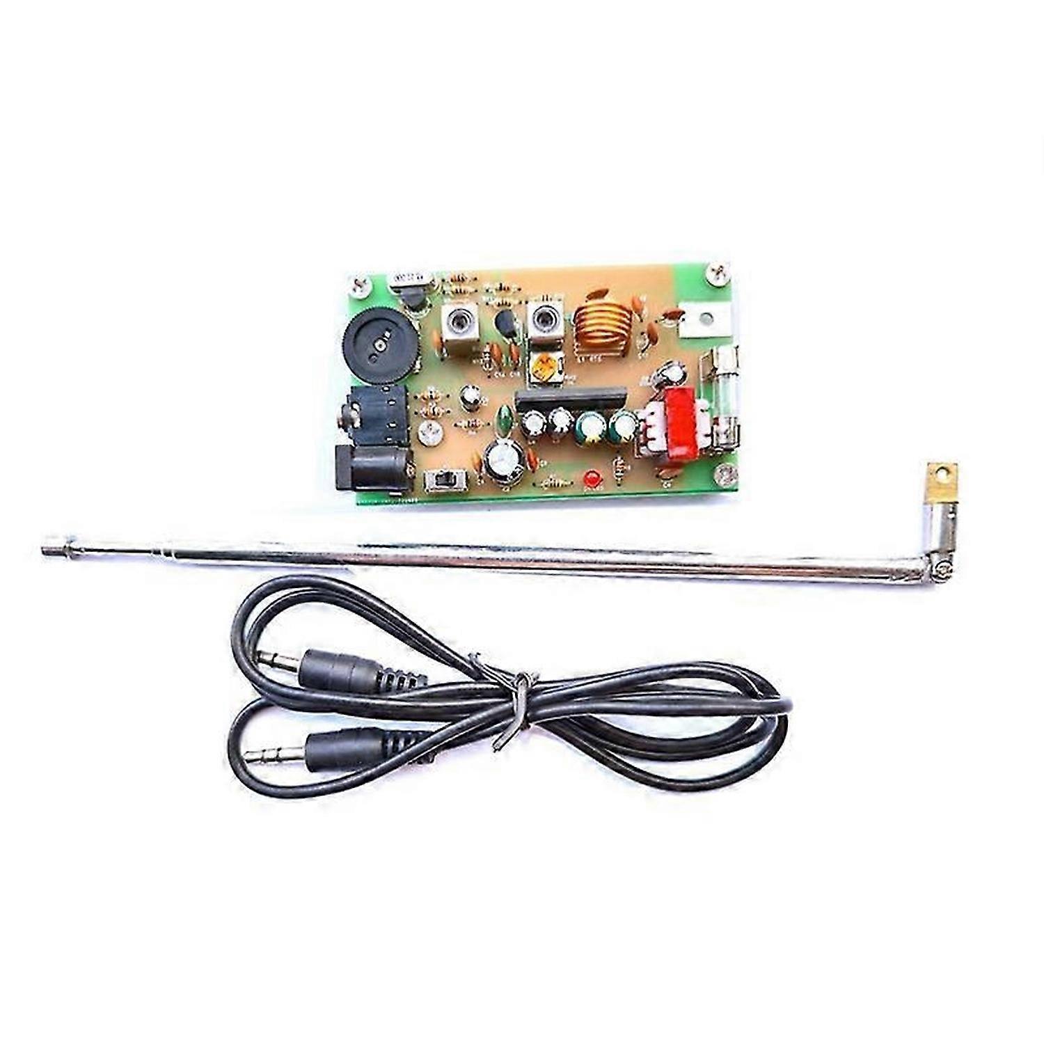 Shortwave AM Radio  mitter Board 21MHZ Crystal W Antenna Kit Campus Broadcast SW Ham Radio Ampli