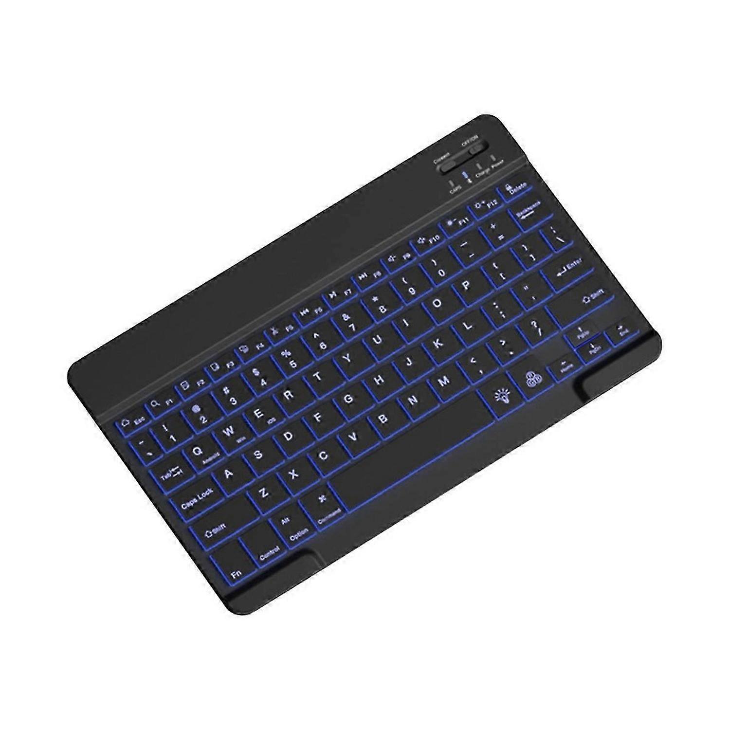 10inch Backlit Keyboard Bluetooth Protable Mini Mute Keyboard B