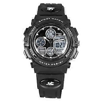 Digitaal horloge voor kinderen 50m waterdicht Dual Display kinderen sport outdoor polshorloge