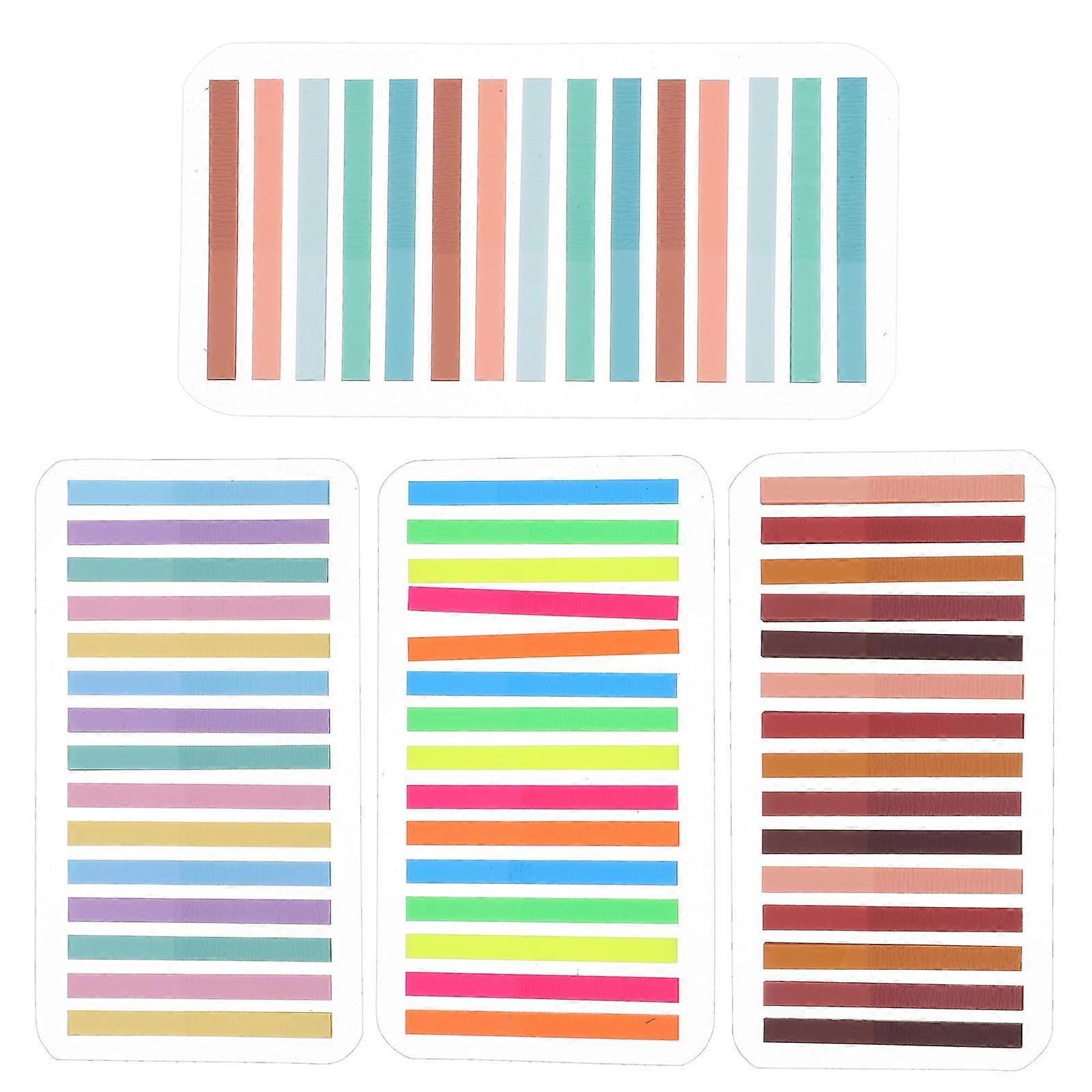 Portable Page Marker Set Adhesive Reading Markers Index Tabs Sticky Page Markers For Teachers Reading Document Management 1Set