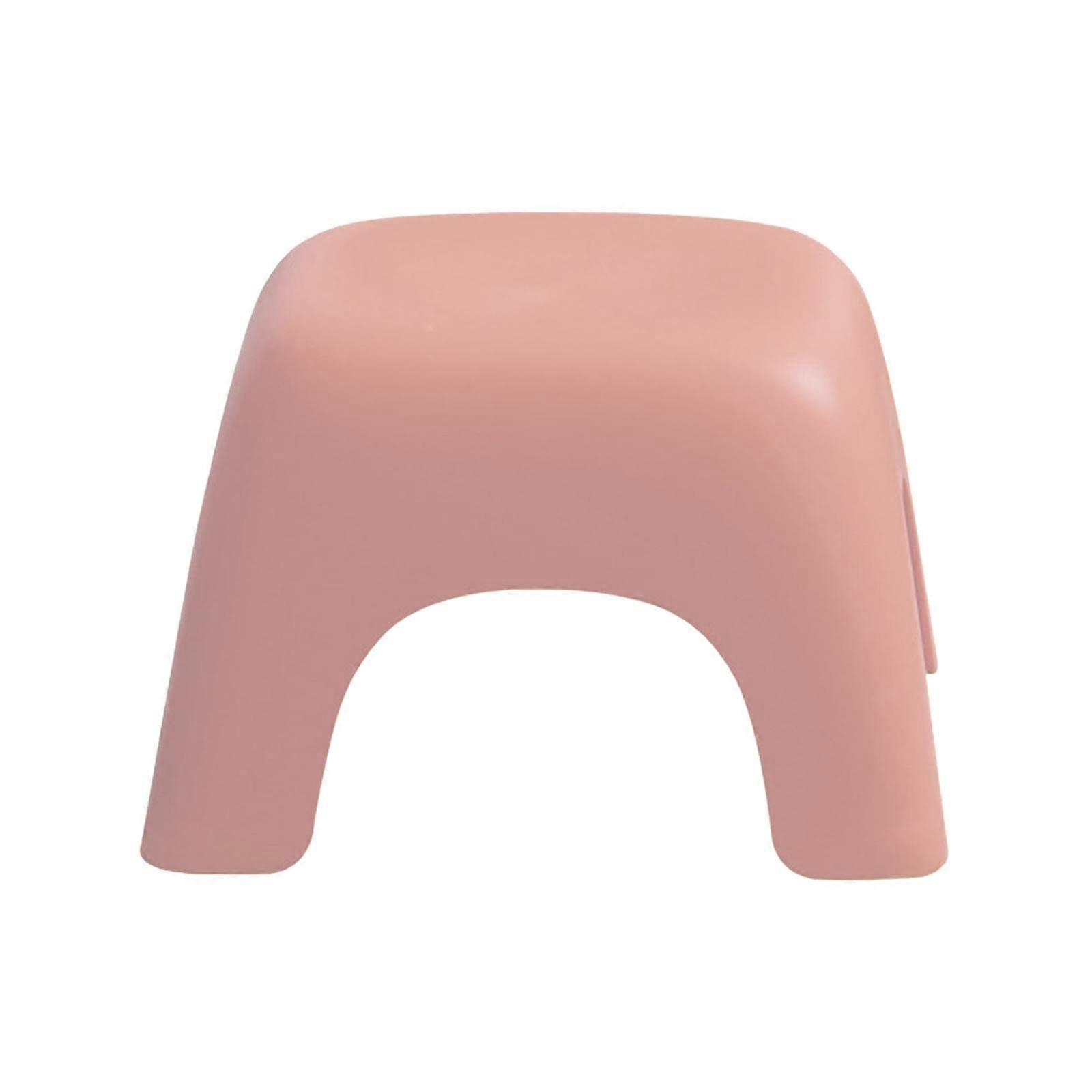 Portable Kids Stool Decorative Thickened Solid Kitchen Stool Boys Girls Pink