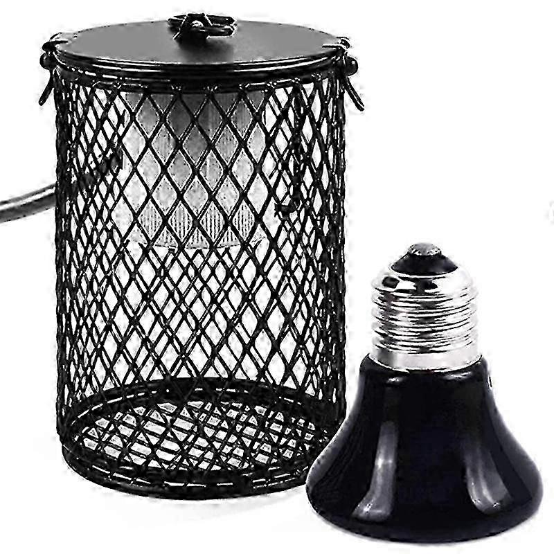 100w infrared ceramic heat lamp for pets reptiles chickens brooder with eu plug