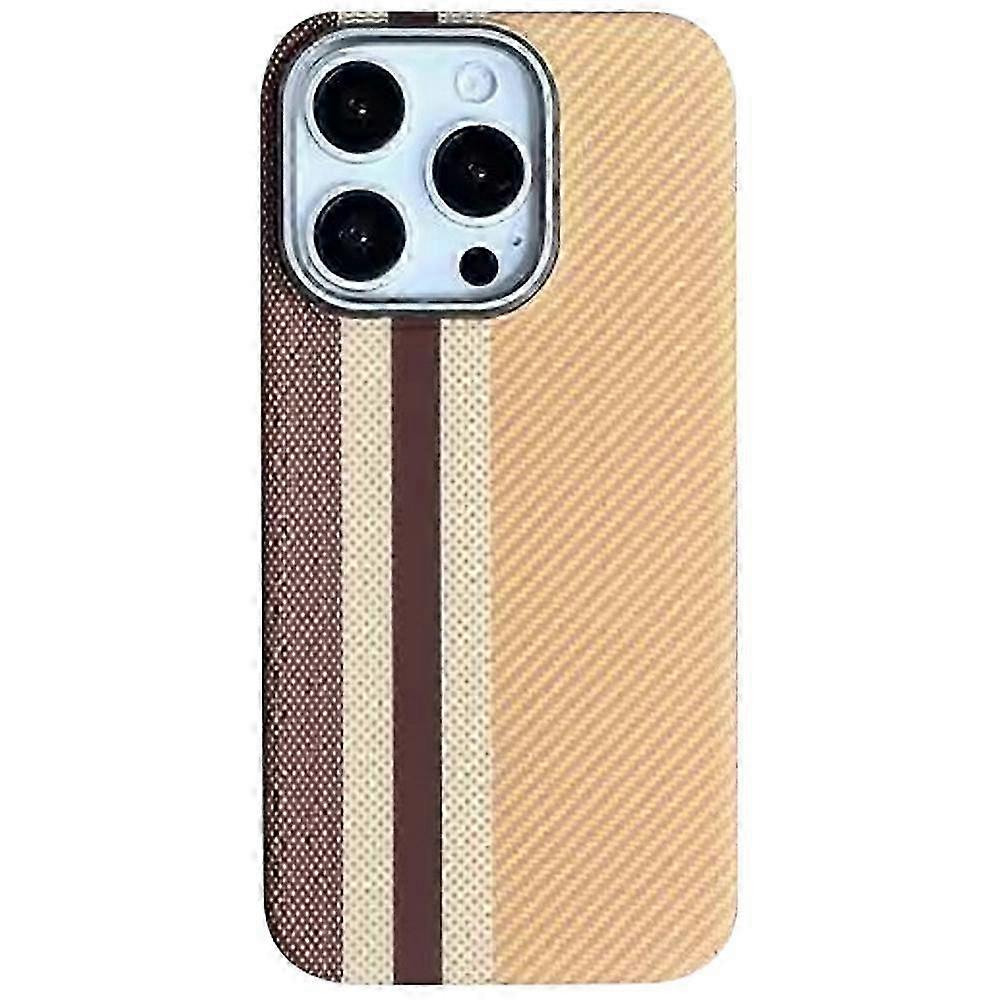 Case for iPhone 15 Pro Compatible with MagSafe Carbon Fiber Texture PC Cover