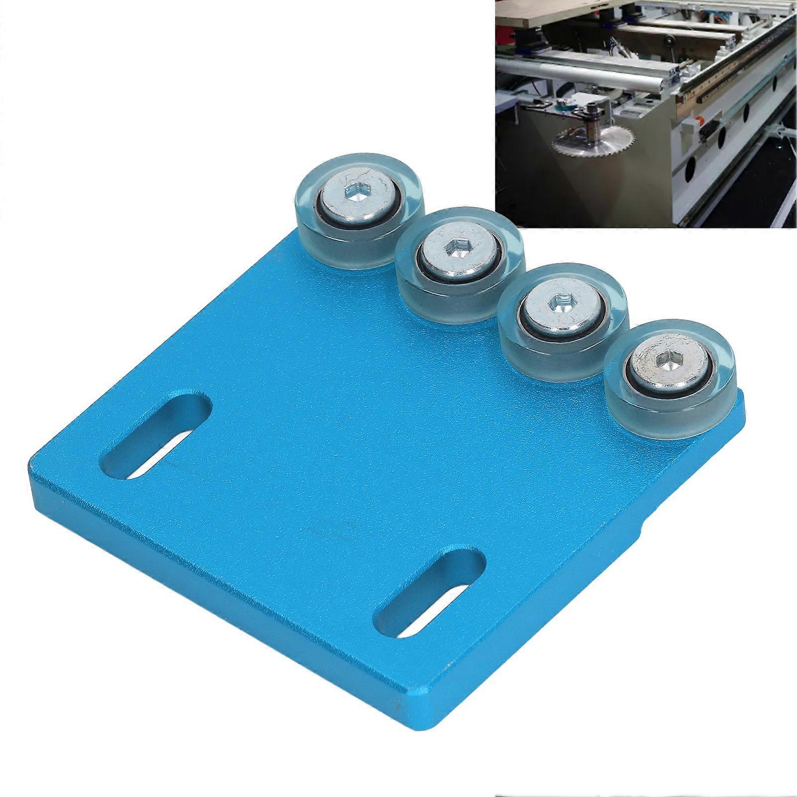 Edge Bander Auxiliary Wheel Narrow Plate Feeding Guide Wheel Edge Banding Machine Accessories 4 Rollers 8.8cm