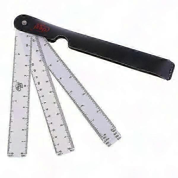 4-5pack 6 Folding Fan Shape Architects Scale Ruler For Graphics Multi Ratio