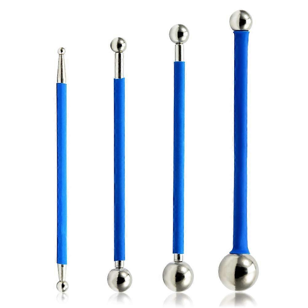 Sealing Tool Metal Ball 4 Pieces Polymer Clay Tool Kit
